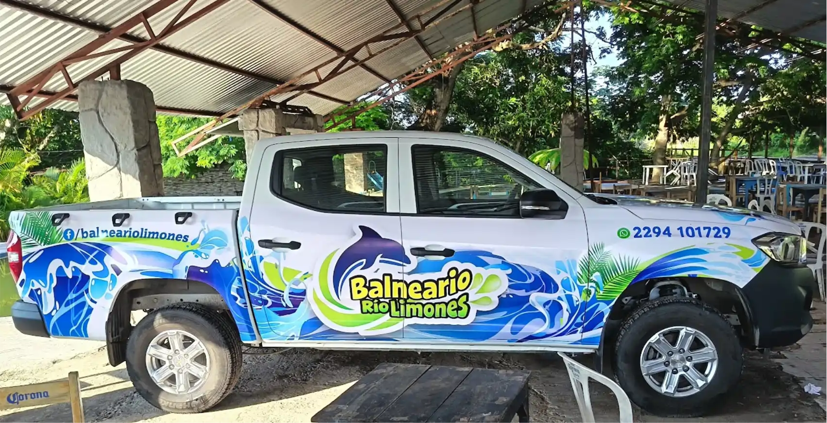 Vinil impreso pop balneario limones
